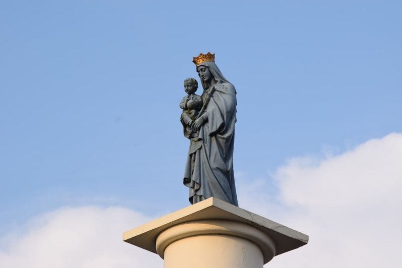 The monument of Our Lady Queen of the World