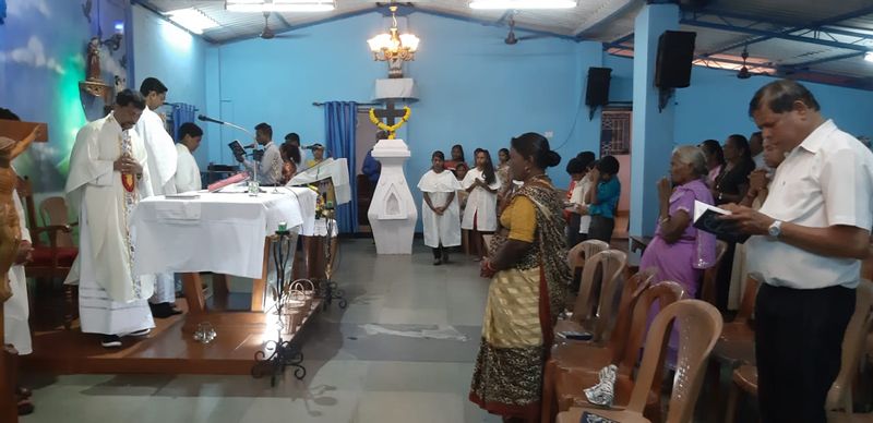 Some of our parishioners participating in the Mass