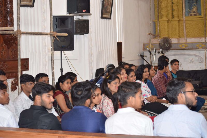 Attentive youth engrossed in the proceedings