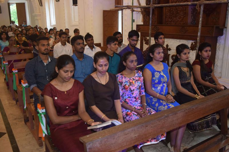 Another view of the Parish Youth members