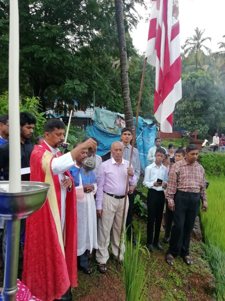 Blessing of the paddy crop