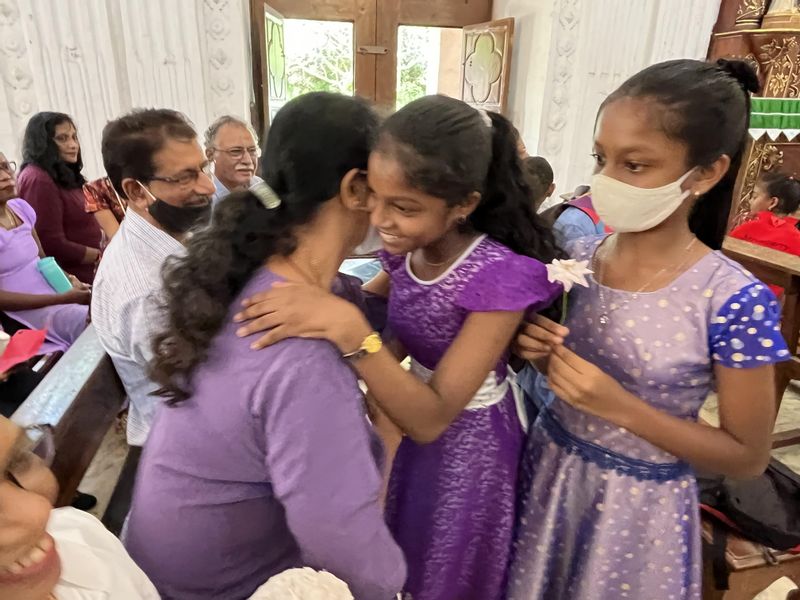 Children wishing their grandparents a Happy Grandparents Day